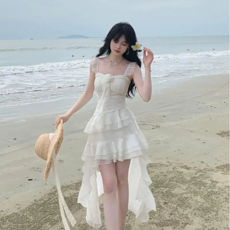 Mu Xiao Xin Slip Dresses Women's-2
