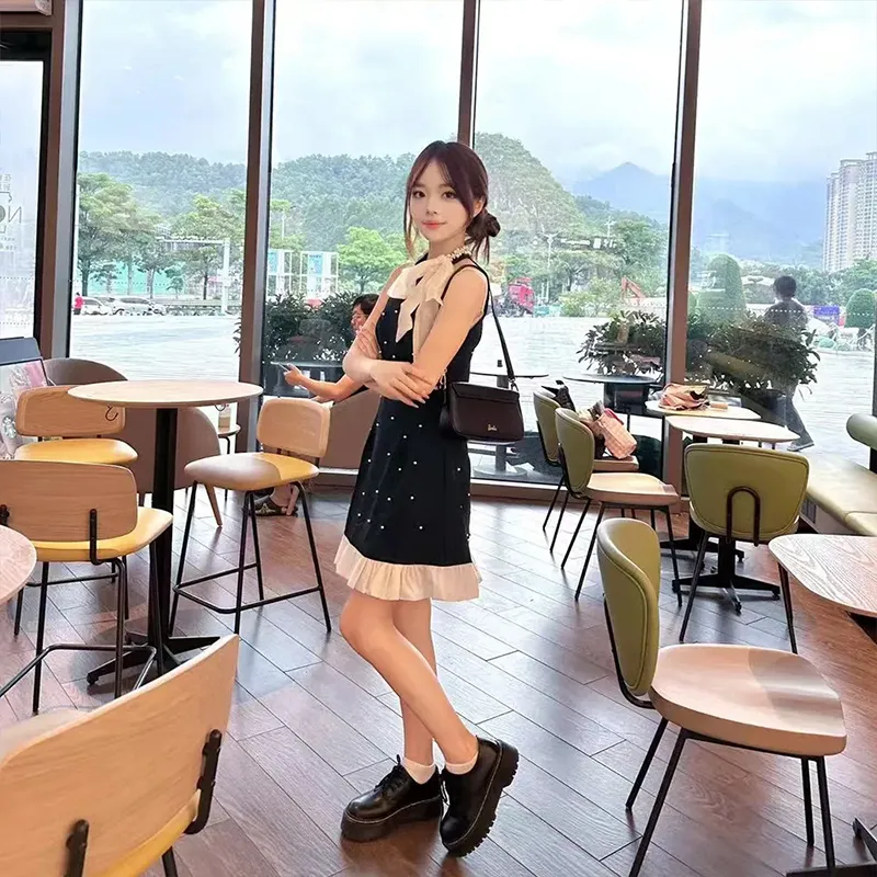 Mu Xiao Xin Sleeveless Dress Women's-4