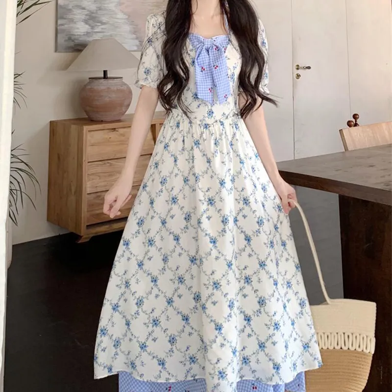 Mu Xiao Xin Short Sleeved Dress Women's-20