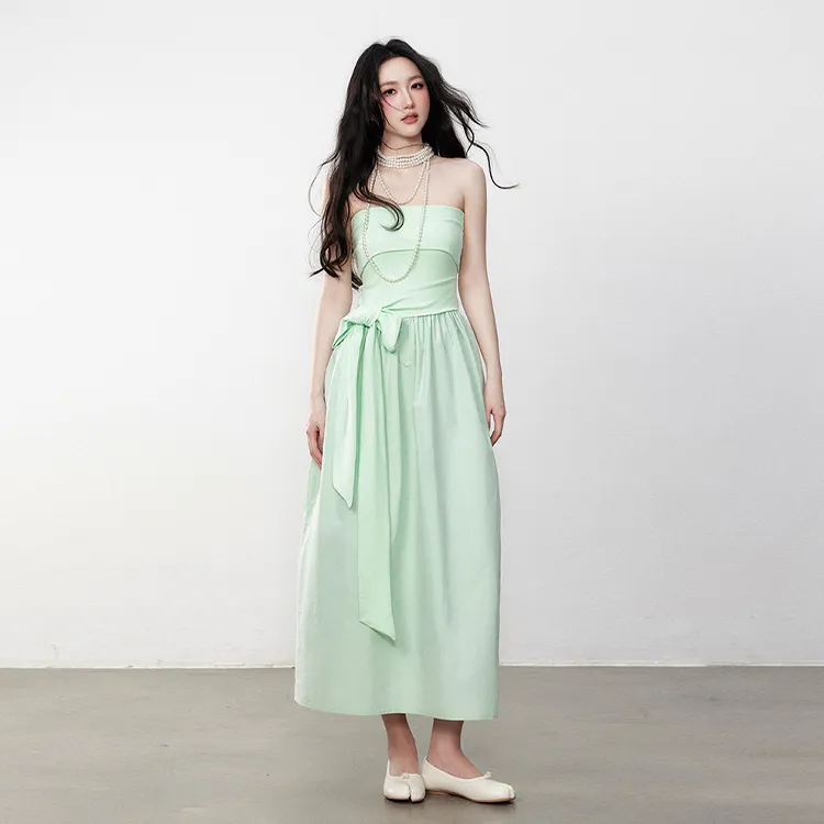 Mu Xiao Xin Sleeveless Dress Women's-1