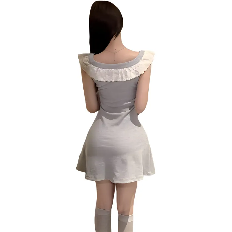 Mu Xiao Xin Short Sleeved Dress Women's-1