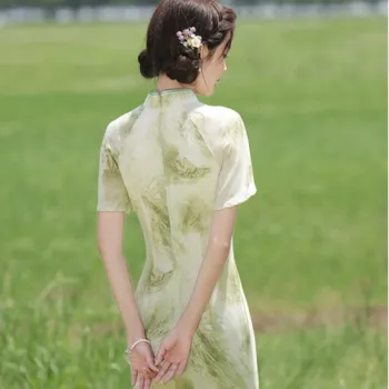 Mu Xiao Xin Cheongsams Women's Green