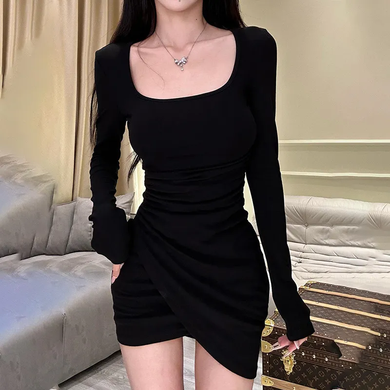 Mu Xiao Xin Long Sleeved Dress Women's-9