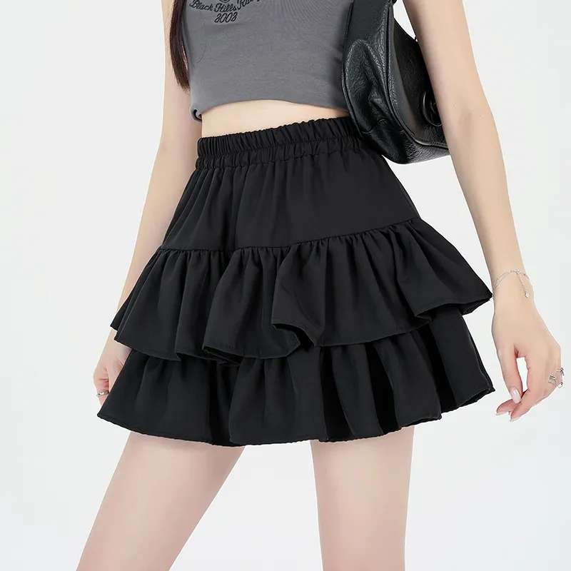 Mu Xiao Xin Casual Short Skirts Women's-9