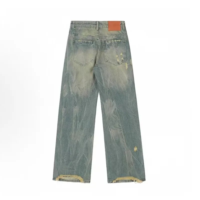 Mu Xiao Xin Jeans Women's Vintage Blue-1
