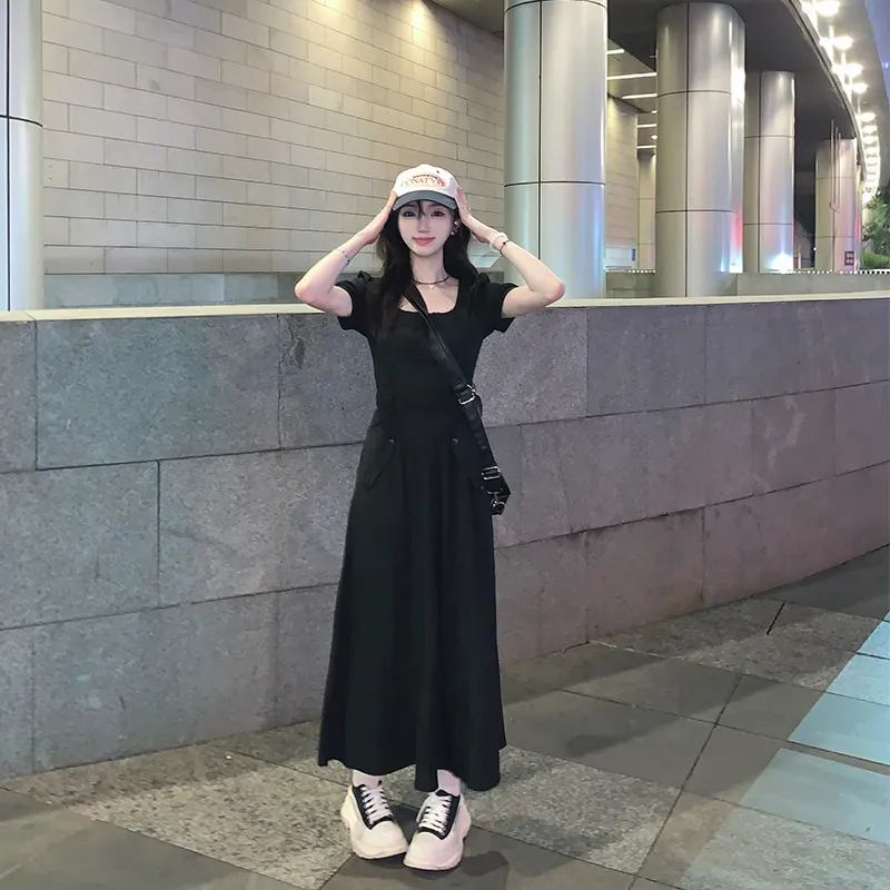 Mu Xiao Xin Short Sleeved Dress Women's-13