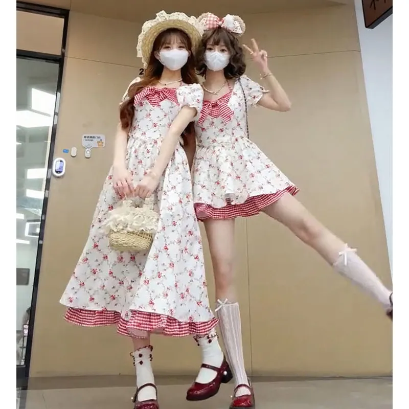 Mu Xiao Xin Short Sleeved Dress Women's-6