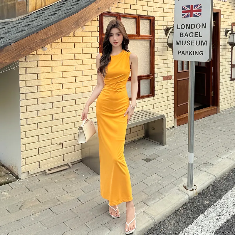 Mu Xiao Xin Sleeveless Dress Women's-4