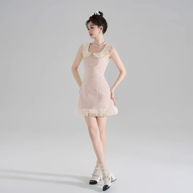 Mu Xiao Xin Sleeveless Dress Women's-5