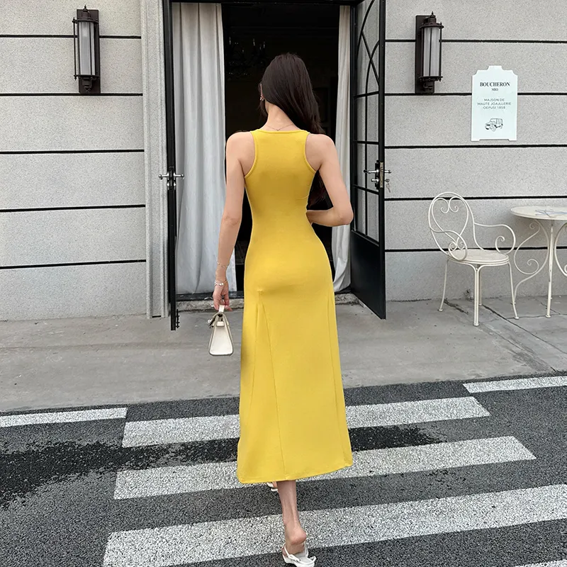 Mu Xiao Xin Sleeveless Dress Women's-1