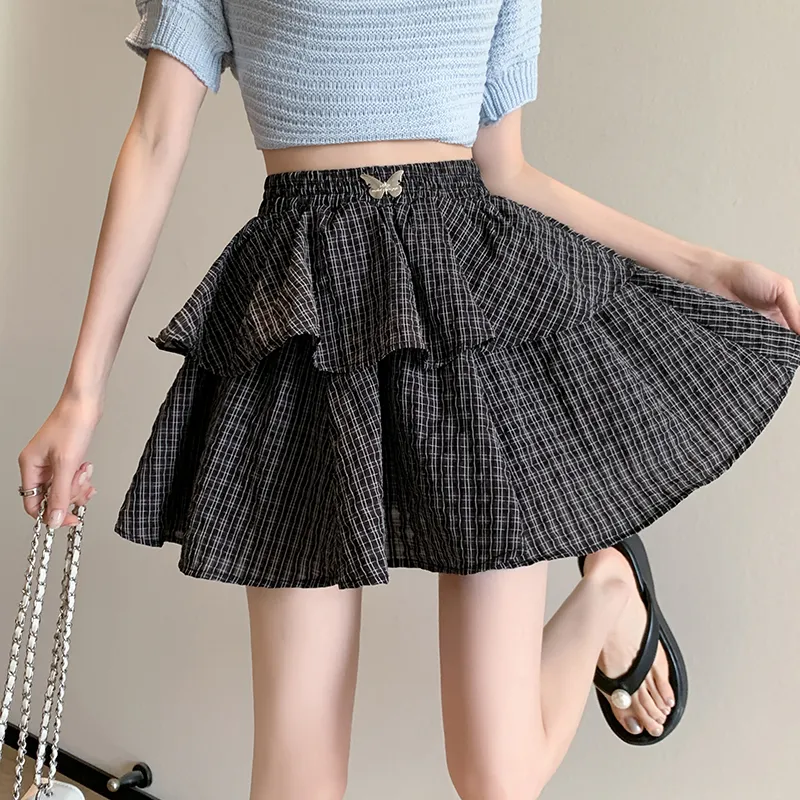 Mu Xiao Xin Casual Short Skirts Women's-2