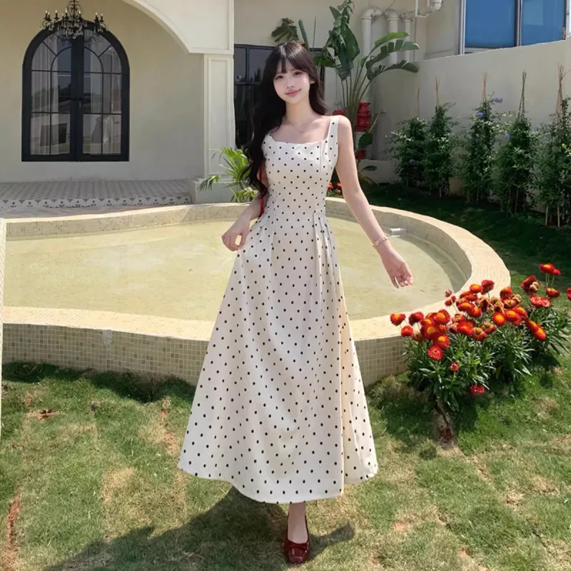 Mu Xiao Xin Slip Dresses Women's Apricot-2