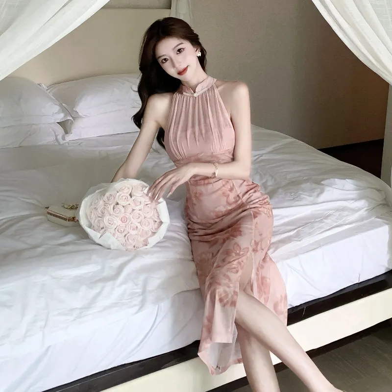 Mu Xiao Xin Sleeveless Dress Women's-3