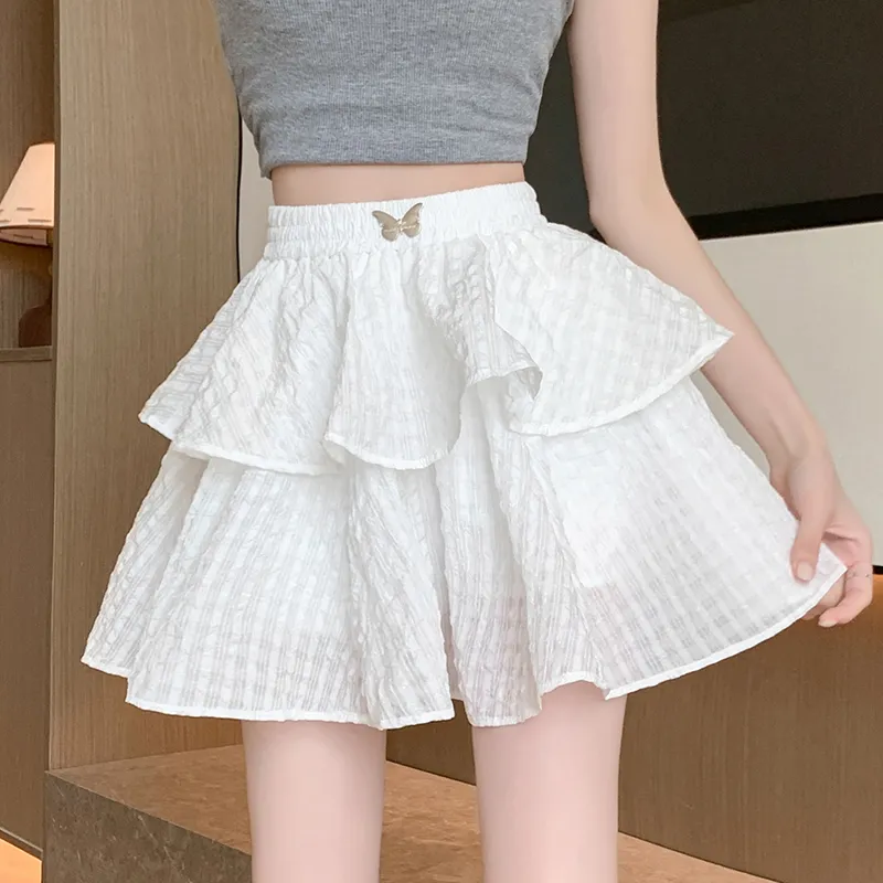Mu Xiao Xin Casual Short Skirts Women's-6