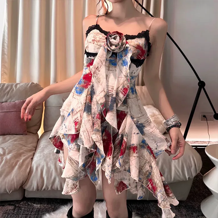 Mu Xiao Xin Slip Dresses Women's Multicolor-2