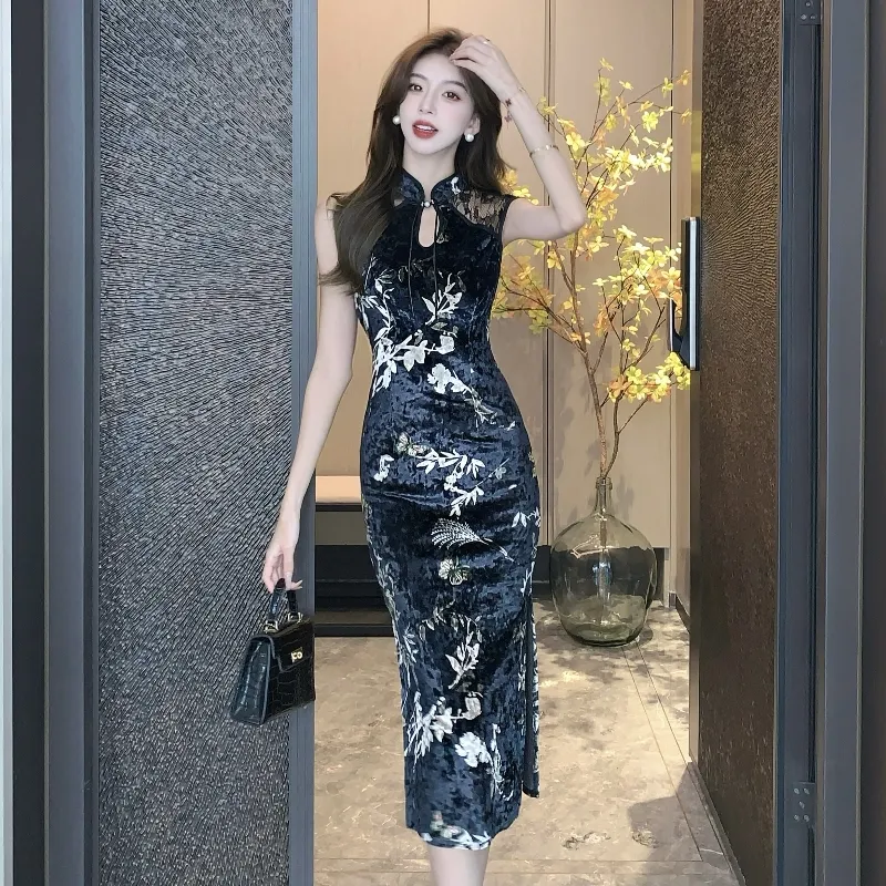 Mu Xiao Xin Sleeveless Dress Women's-3