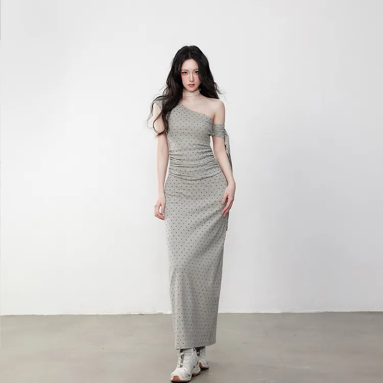 Mu Xiao Xin Short Sleeved Dress Women's-5