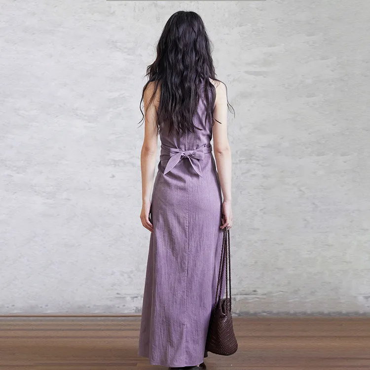 Mu Xiao Xin Sleeveless Dress Women's-3