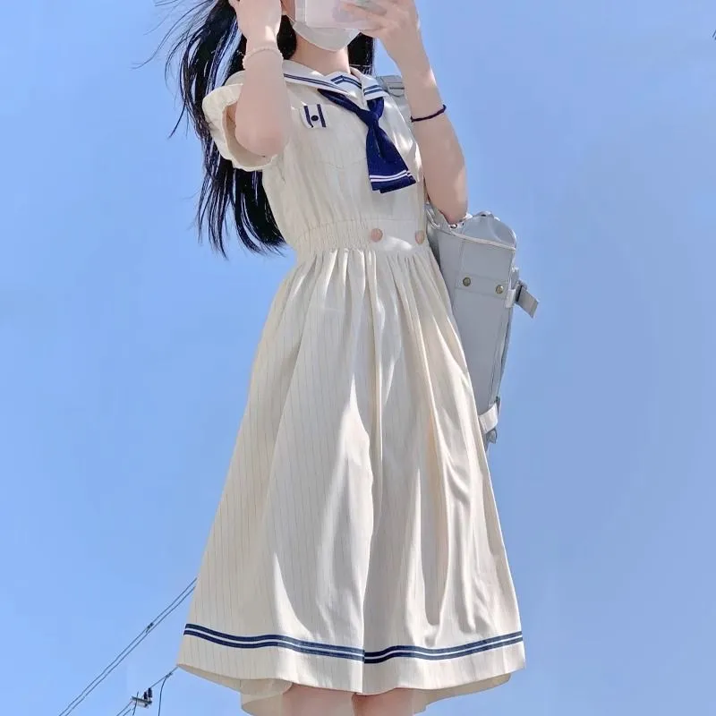 Mu Xiao Xin Short Sleeved Dress Women's-4