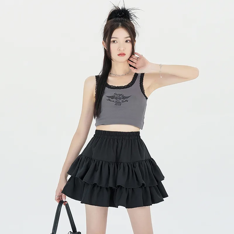 Mu Xiao Xin Casual Short Skirts Women's-8