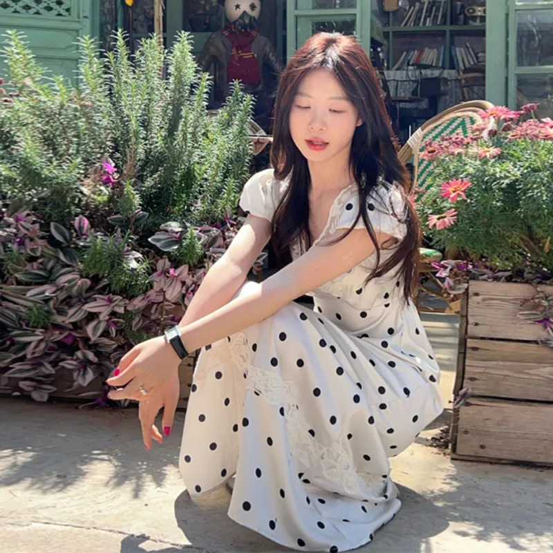 Mu Xiao Xin Short Sleeved Dress Women's-3
