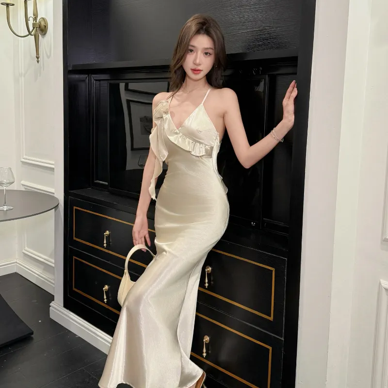 Mu Xiao Xin Slip Dresses Women's-7