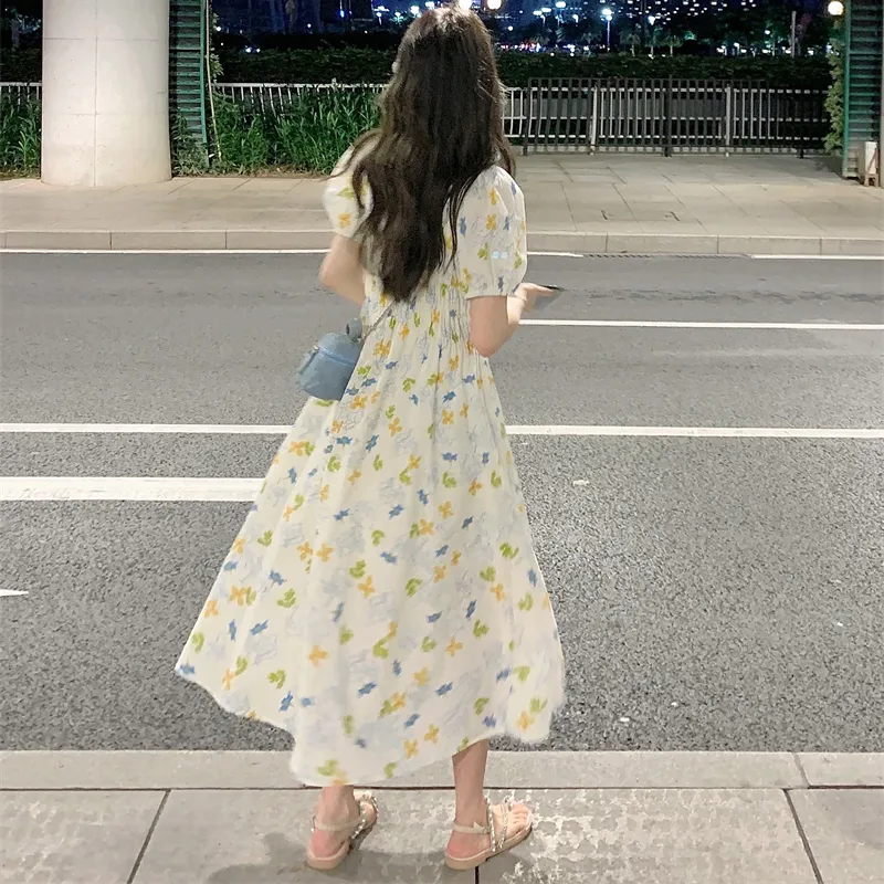 Mu Xiao Xin Short Sleeved Dress Women's-4