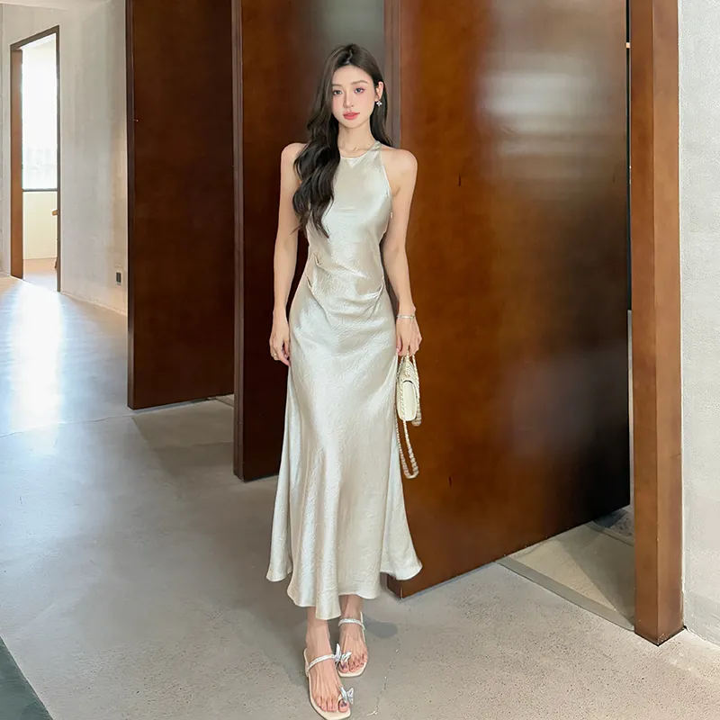 Mu Xiao Xin Sleeveless Dress Women's-5