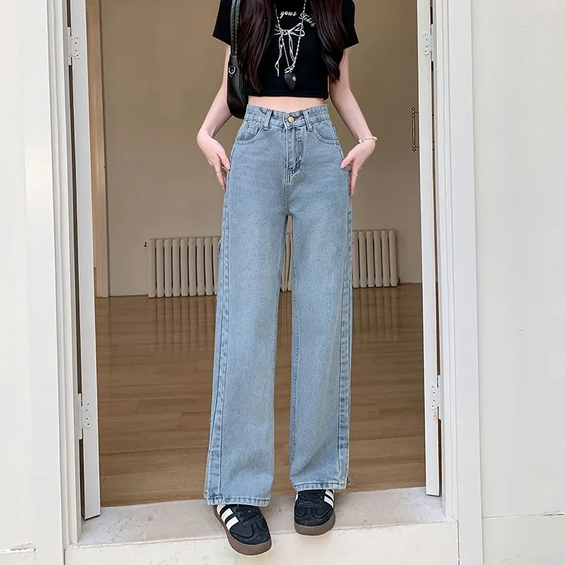 Mu Xiao Xin Jeans Women's Blue-1