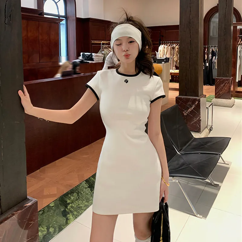 Mu Xiao Xin Short Sleeved Dress Women's-4