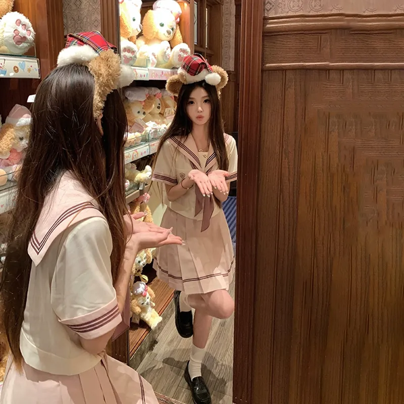Mu Xiao Xin Two Piece Skirt Sets Women's-4