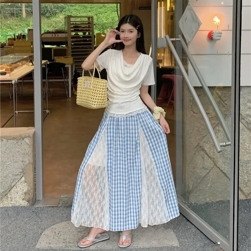 Mu Xiao Xin Casual Long Skirt Women's-6