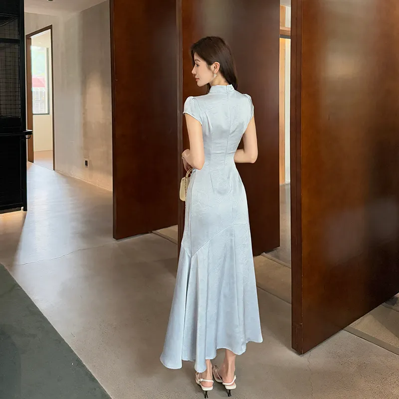 Mu Xiao Xin Short Sleeved Dress Women's-1