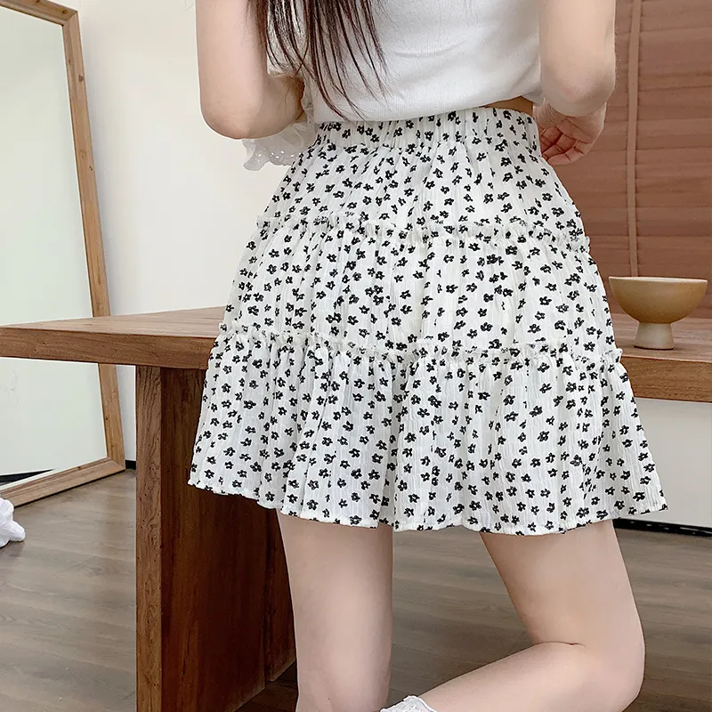 Mu Xiao Xin Casual Short Skirts Women's-3
