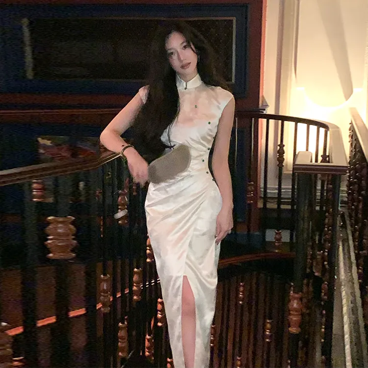 Mu Xiao Xin Sleeveless Dress Women's-2