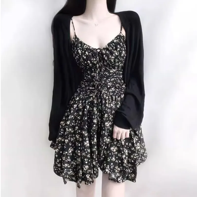 Mu Xiao Xin Two Piece Skirt Sets Women's-3