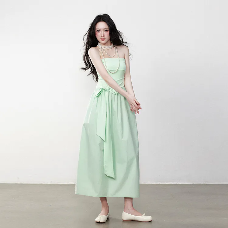 Mu Xiao Xin Sleeveless Dress Women's-6