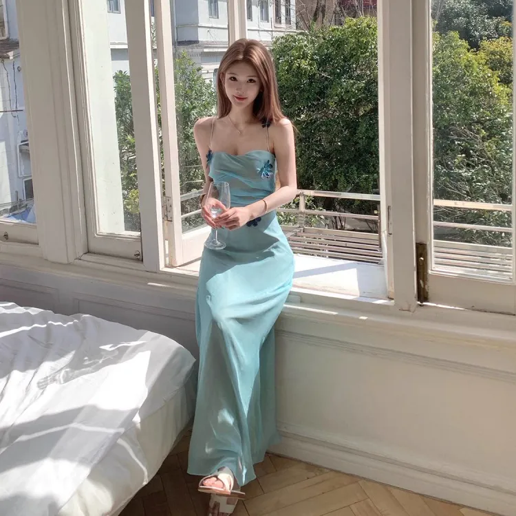 Mu Xiao Xin Slip Dresses Women's-7