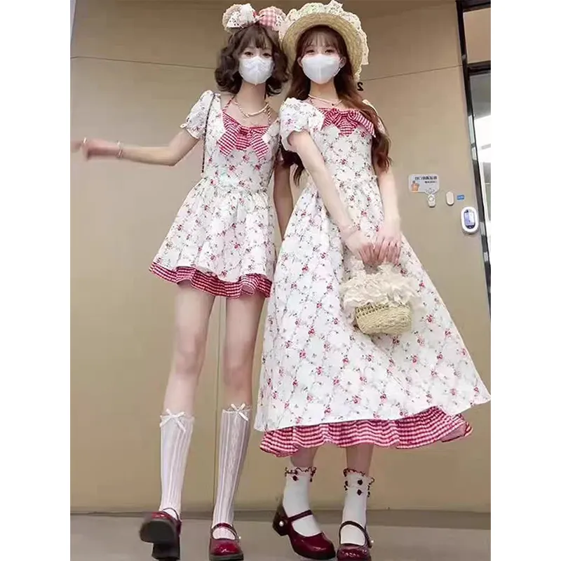 Mu Xiao Xin Short Sleeved Dress Women's-8