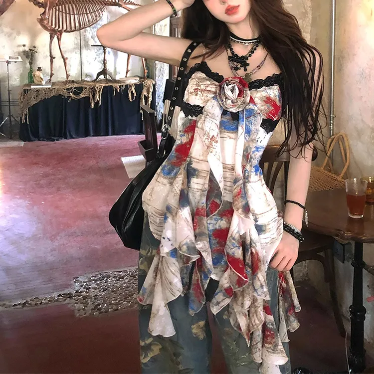 Mu Xiao Xin Slip Dresses Women's Multicolor-4