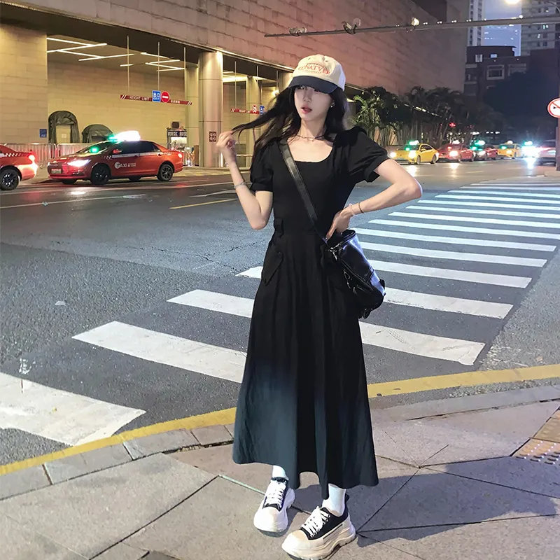 Mu Xiao Xin Short Sleeved Dress Women's-12