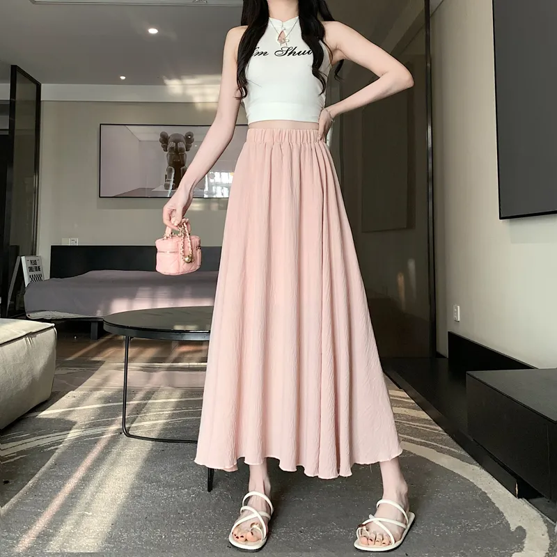 Mu Xiao Xin Casual Long Skirt Women's-8