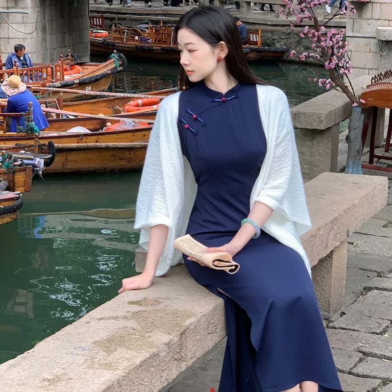 Mu Xiao Xin Short Sleeved Dress Women's-6