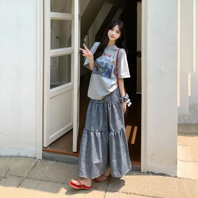 Mu Xiao Xin Two Piece Skirt Sets Women's-3