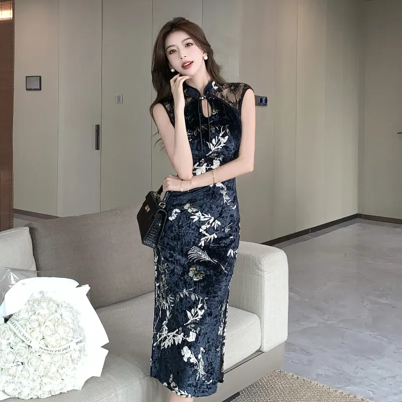 Mu Xiao Xin Sleeveless Dress Women's-4