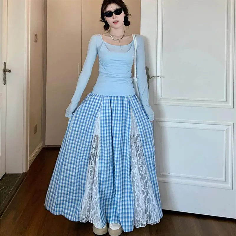 Mu Xiao Xin Casual Long Skirt Women's-7