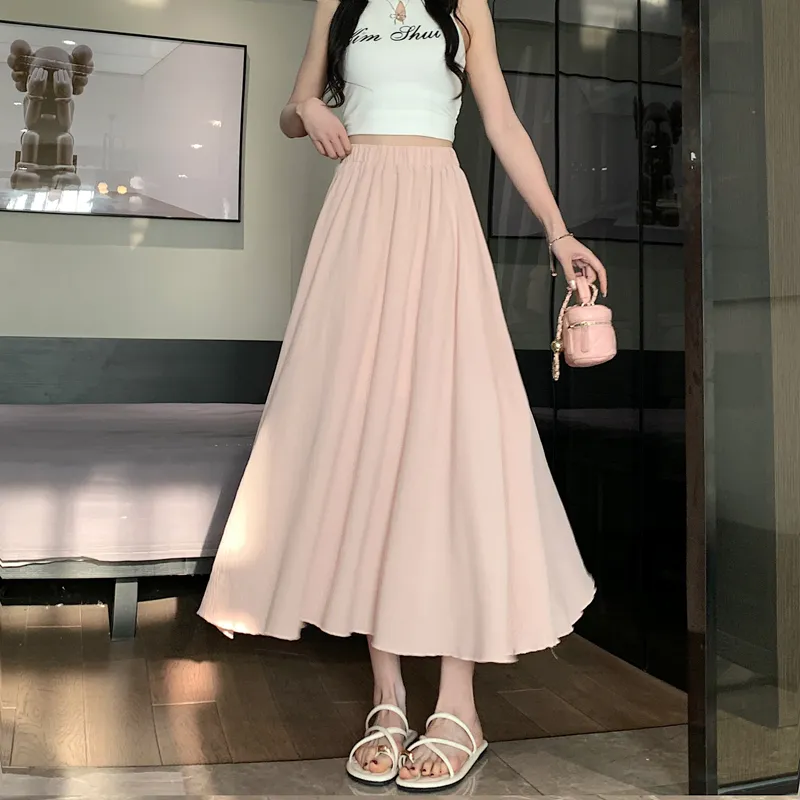 Mu Xiao Xin Casual Long Skirt Women's-7