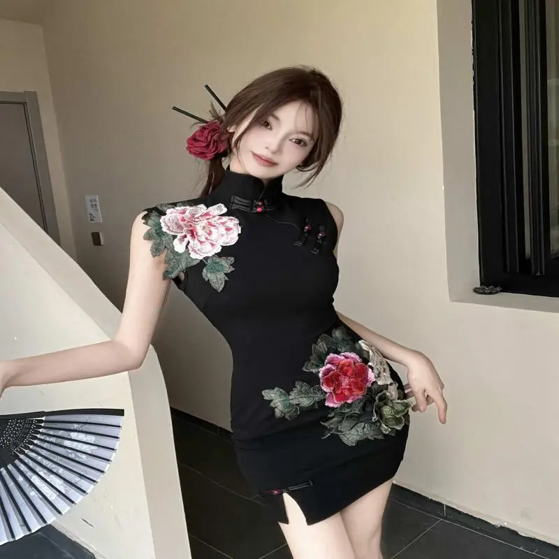 Mu Xiao Xin Sleeveless Dress Women's-2
