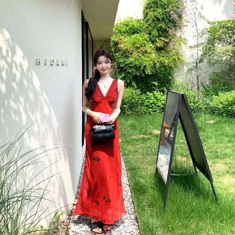 Mu Xiao Xin Sleeveless Dress Women's-2