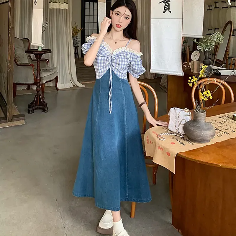 Mu Xiao Xin Short Sleeved Dress Women's-5